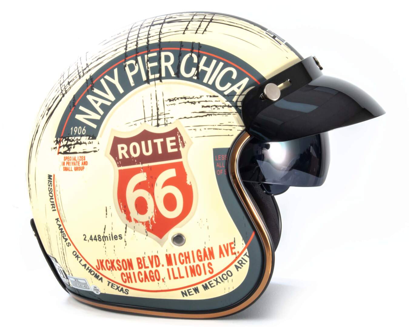 Шлем мото открытый HIZER J510 №1 (L) Шлем мото открытый HIZER J510 №1 (L)