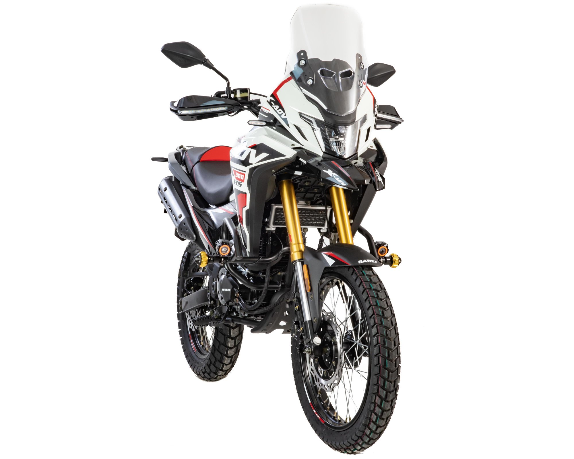 Мотоцикл Кросс 300 ENDURO GARET 19/17 белый